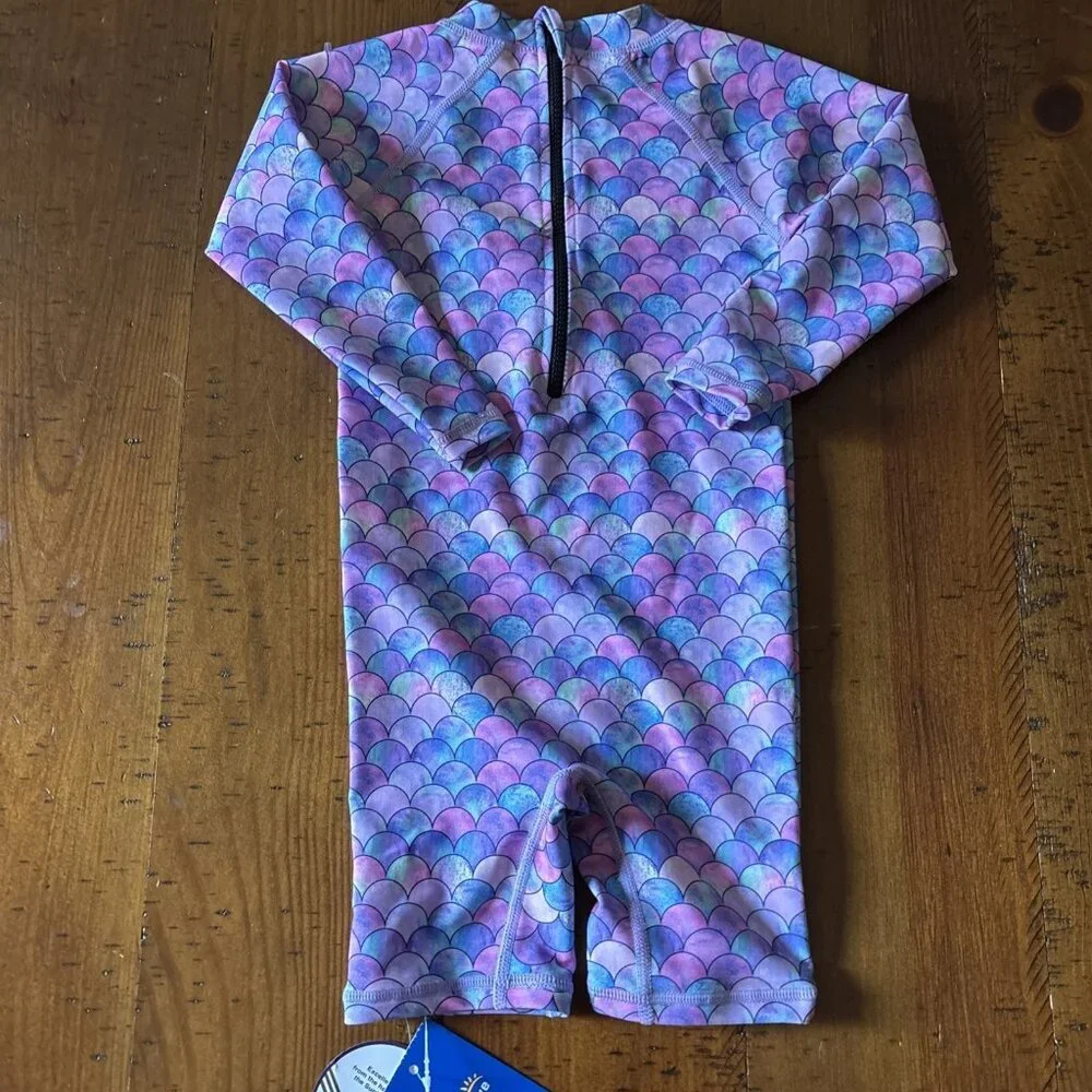 Mabove Baby Girl Swim Cover Up UPF 50 Zips In Back Size 18 Mo - Picture 4 of 4
